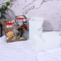 candle holder resin mold silicone mold diy crystal epoxy resin mould for handmade aromatherapy candle tray resin crafts tools
