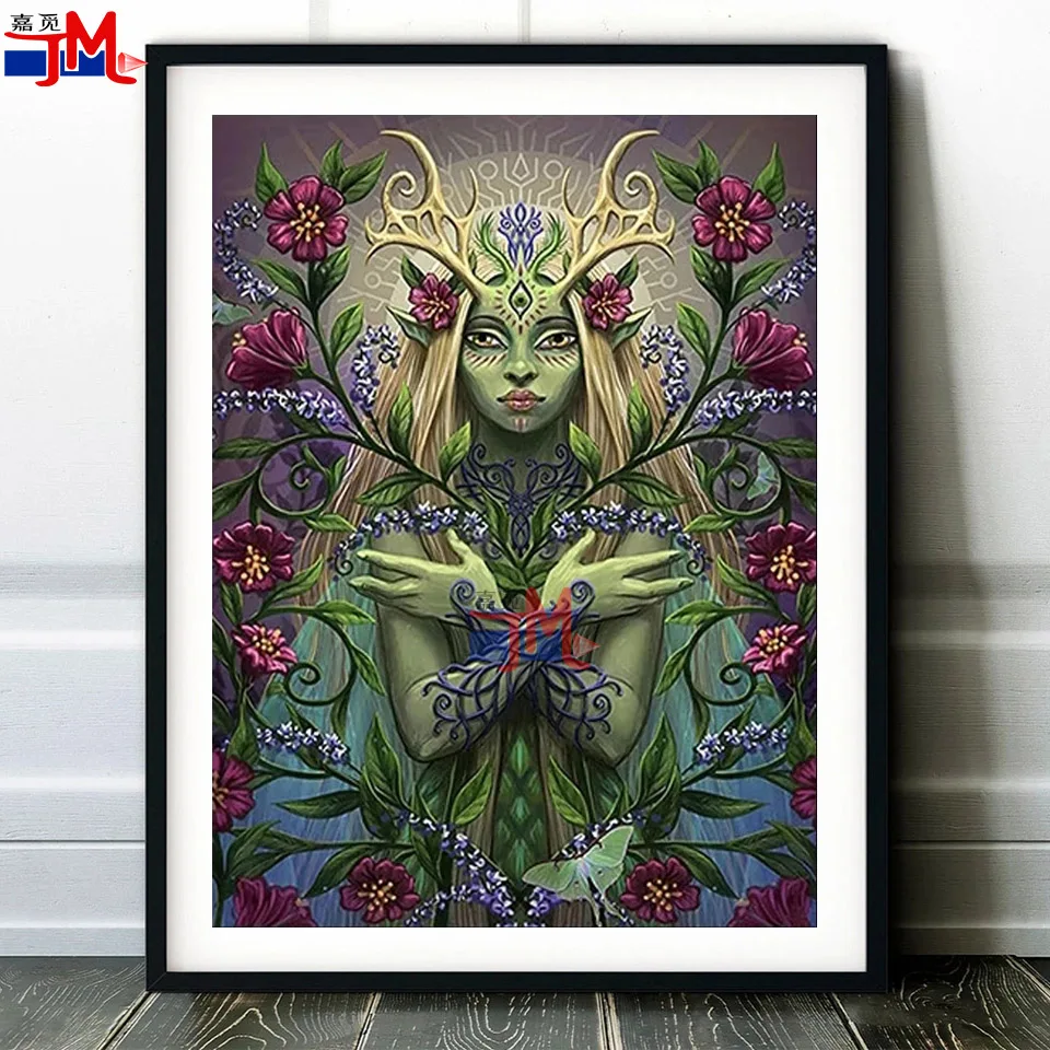 5D алмазная живопись цветы дерево искусство квадратная и круглая вышивка - купить