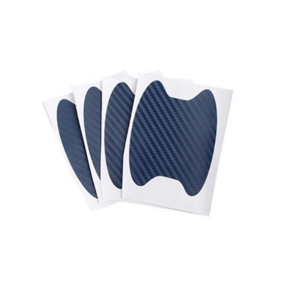 

Ruosaren Universal 4pcs Car Handle Wrist Stickers for Anti-scratch with 3D Carbon Fiber