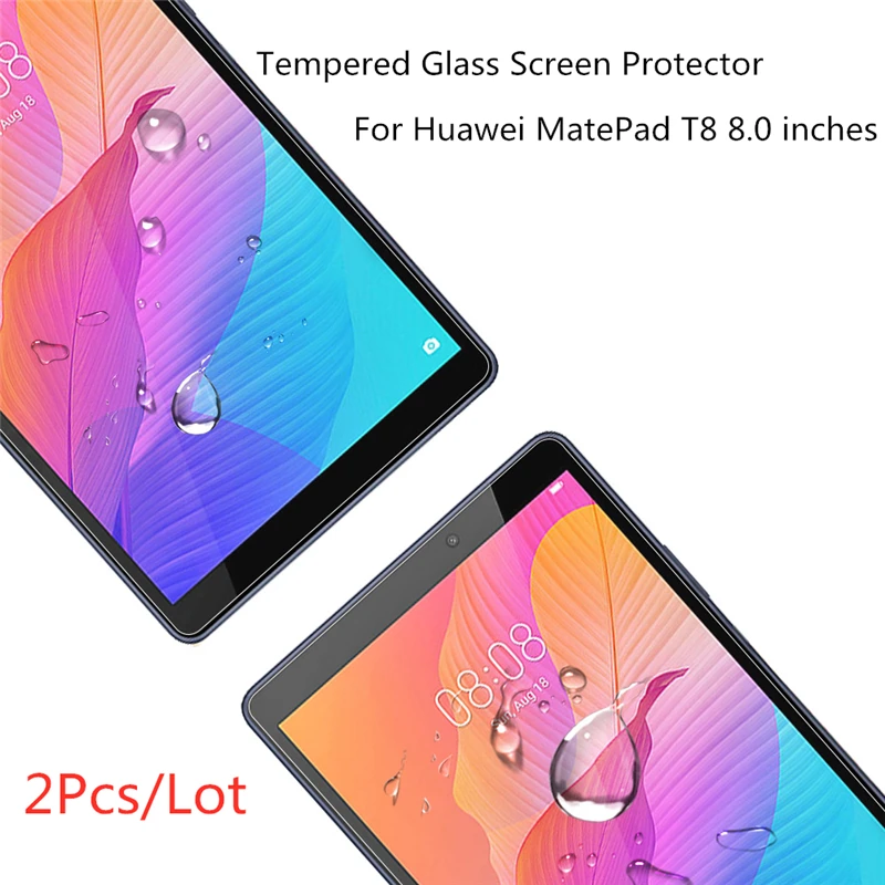 2 шт. Для Huawei MatePad T8 8 0 дюймов закаленное стекло для экрана T 2020 Защитная пленка