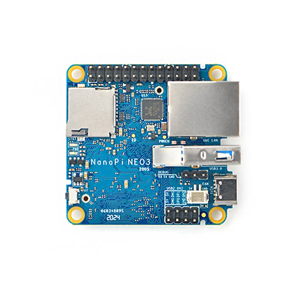 Мини макетная плата NanoPi NEO3 RK3328 гигабитный порт Ethernet память 1 ГБ/2 ГБ OpenWrt/LEDE Прямая
