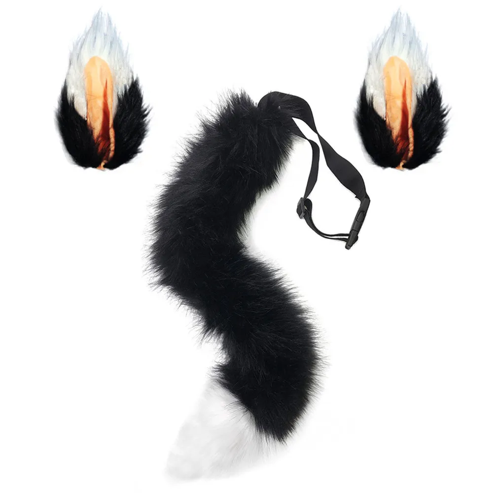 cosplay costume props animal fox tail ears for adult children Halloween carnival Christmas performance party | Тематическая одежда