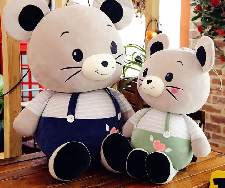 

lovely cartoon mouse plush toy soft doll throw pillow toy Christmas gift b1709