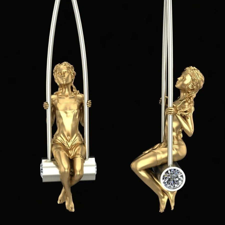 серьги 2021 тренд новинка женские пирсинг обманка jewelry-accessories токийские мстители