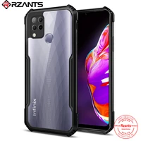 Rzants For Infinix Hot 10S Infinix Hot 10T Play Hot Lite Soft Casing Camera Protection Small Hole Case Phone Clear Hard Cover