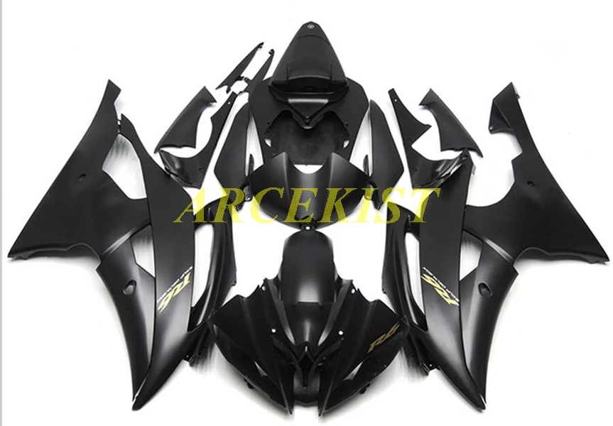 

New ABS Whole Fairings Kits Fit For Yamaha YZF-R6 R6 08 2008 2009 2010 2011 2012 2013 2014 2015 2016 Bodywork set black matte