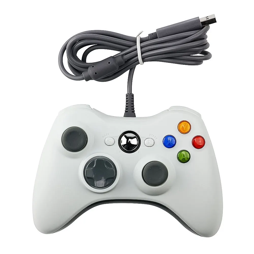 Проводной USB контроллер для Xbox 360 вибрация джойстика геймпад джойстик ПК Windows 7 / 8