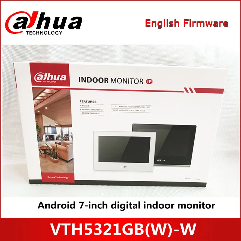 Dahua Android 7-дюймовый цифровой внутренний монитор VTH5321GB(W)-W быстрая конфигурация для