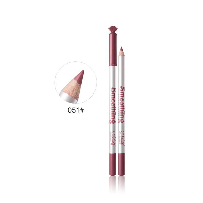 MENOW 12 цветов/Набор сексуальная матовая губная палочка Lipliner карандаш для губ матовый телесный карандаш для губ Набор косметический макияж инструмент косметический P124 карандаш для губ набор карандашей для губ