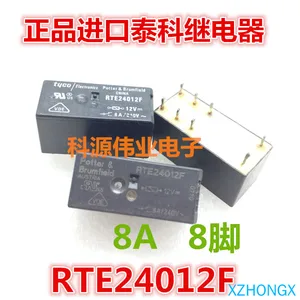 RTE24012F 12VDC8A/250VAC relay 12 V