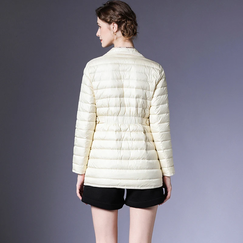 Autumn Fashion Trend Slim Warm Lightweight Super Hot Short Overcoat Female Jacket Small Suit Women's Winter Puffer Down Jacket