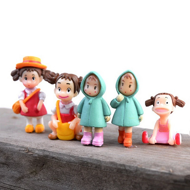 6 шт. каваи Мой сосед Тоторо фигурка Хаяо Миядзаки фильм миниатюрные Фигурки