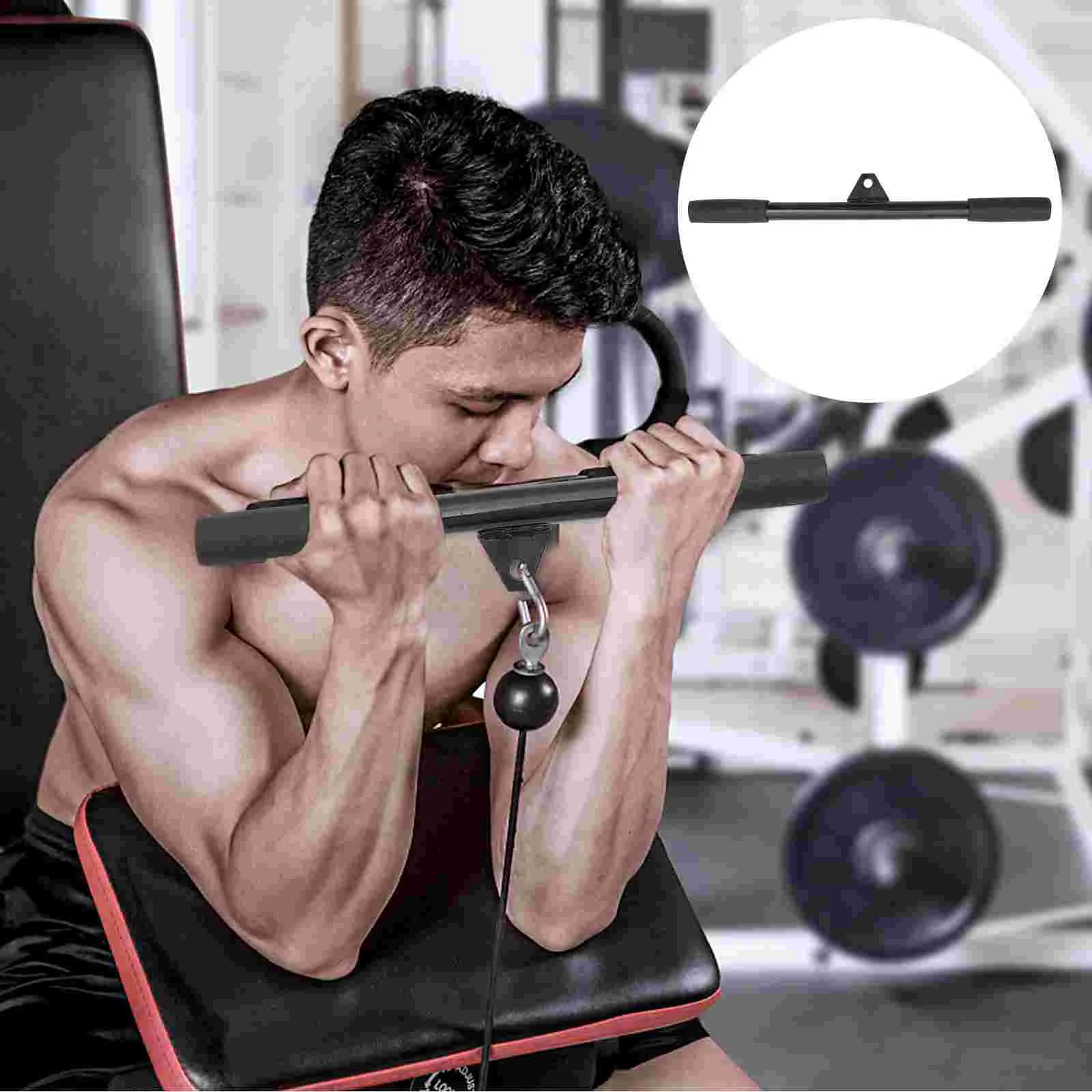 

1Pc Down Bar Body Training Bar Down Biceps Bar Fitness Equipment