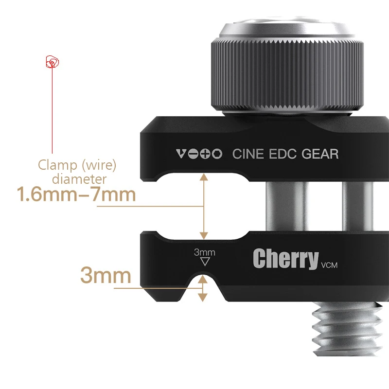 Зажим для провода камеры DSLR держатель проводов органайзер кабеля ручной винт