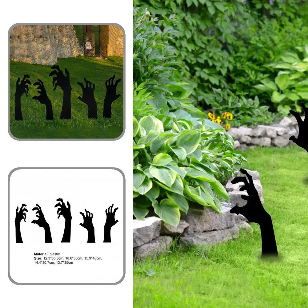 

Long Lasting Portable Realistic Ghost Hand Silhouette Stakes for Household