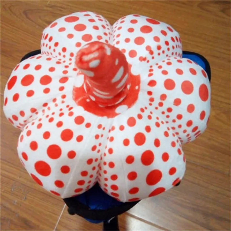 Yayoi Kusama волна точка Тыква вниз хлопок подушка бытовой диван пуховая подушка креативный офис Nap Подушка X2416 - Цвет: 40CM