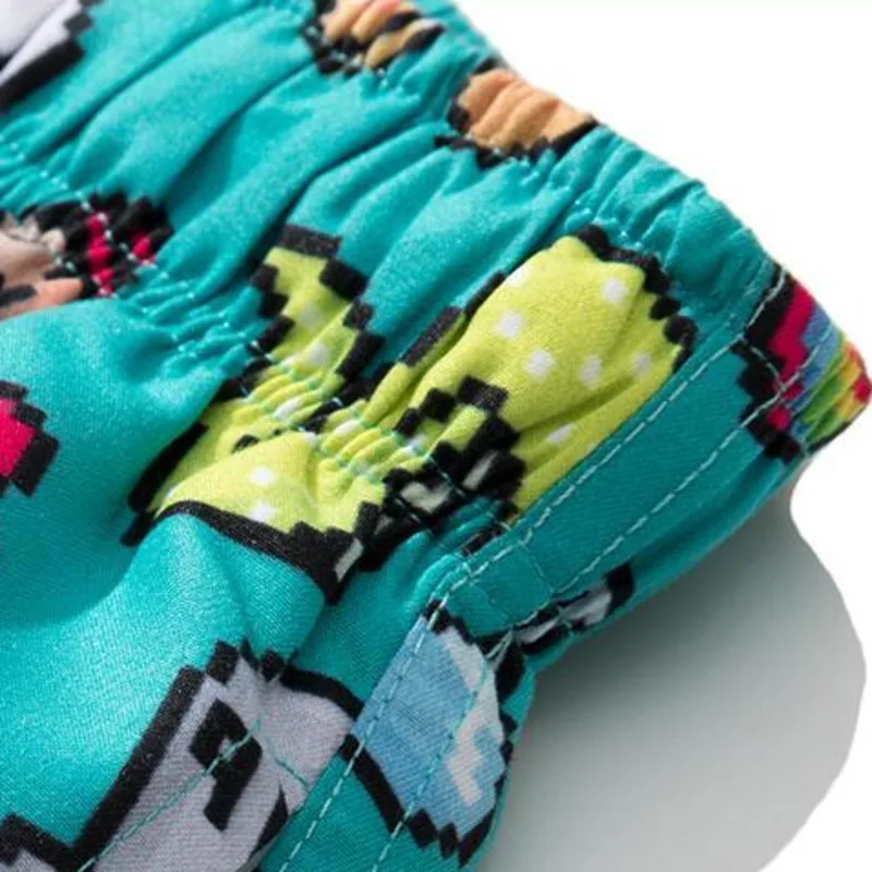 

#7441 casual men's Beach Hawaiian loose cargo shorts men summer printed shorts men's holiday travel Pantalones cortos