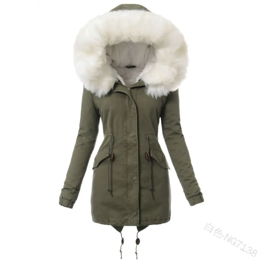 Женская осенне-зимняя теплая черная хлопковая стеганая куртка Готическая