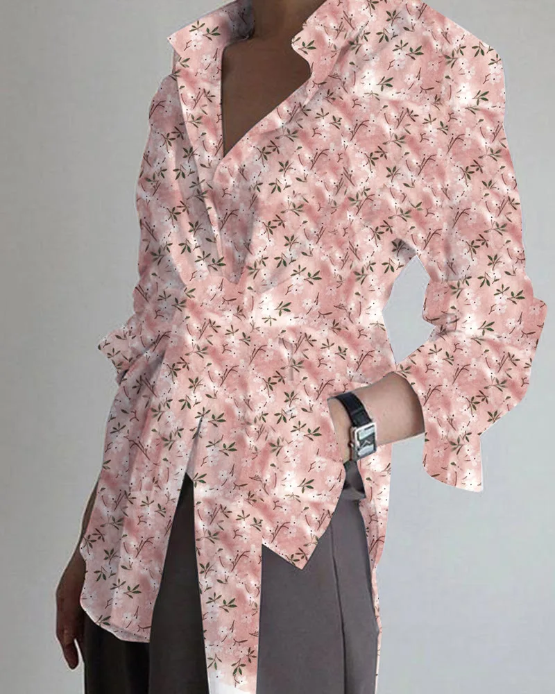 

LEOSOXS Women Shirts and Blouses 2020 Feminine Blouse Top Long Sleeve Casual White Turn- down Collar OL Style Loose Blouses