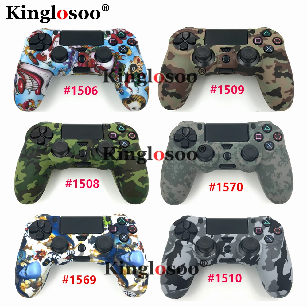 Защитный резиновый чехол из силикона для Dualshock 4 PS4 DS4 Slim Pro контроллера со