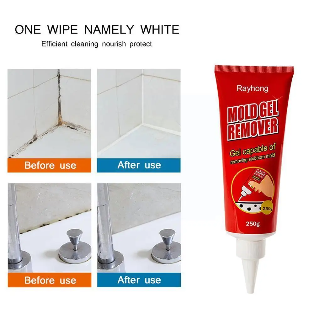 

20/100/250g Household Mildew Remover Deep Clean Wall Remover Pool Cleaner Gel Mold Prevent Mold Mildew Tile Ceramic Gel Cau X0V8