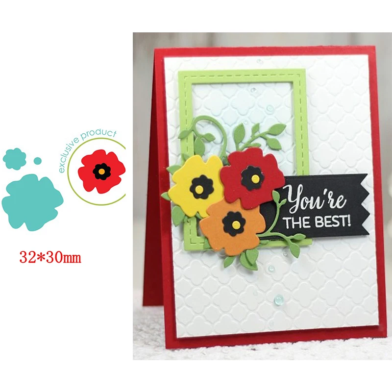 Красивый набор из 3 предметов маленький цветок Доступное растение украшение