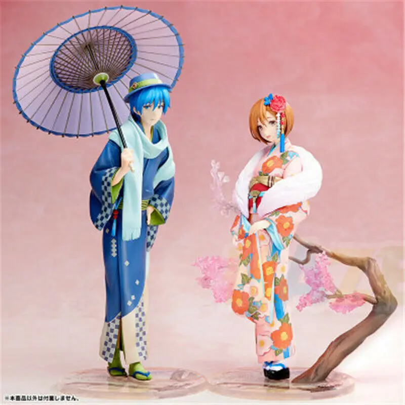 Вокалоид Hatsune Miku Kaito & Meiko Hanairokoromo кимоно фигурка игрушка Colelction Аниме Фигурка