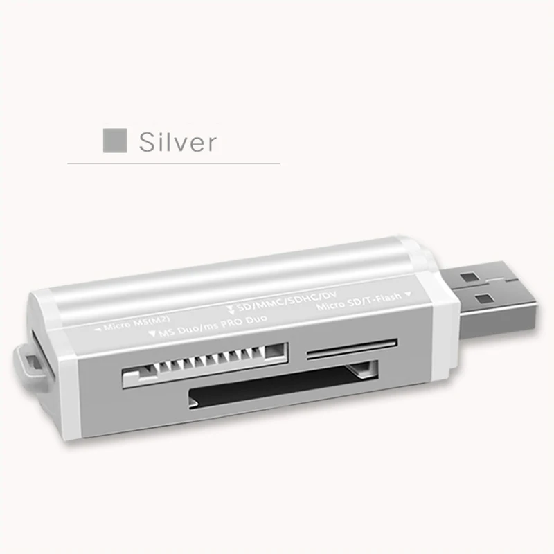 4 в 1 4 слота кардридер U диск PC телефоны кардридер памяти Micro SD/SDXC TF кардридер для ноутбука