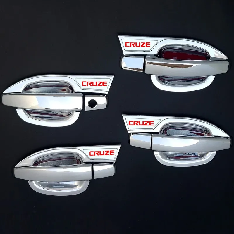 

For Chevrolet Cruze 2009-2015 ABS Chrome door bowl handle decorative stickers anti-scratch protection decoration car styling