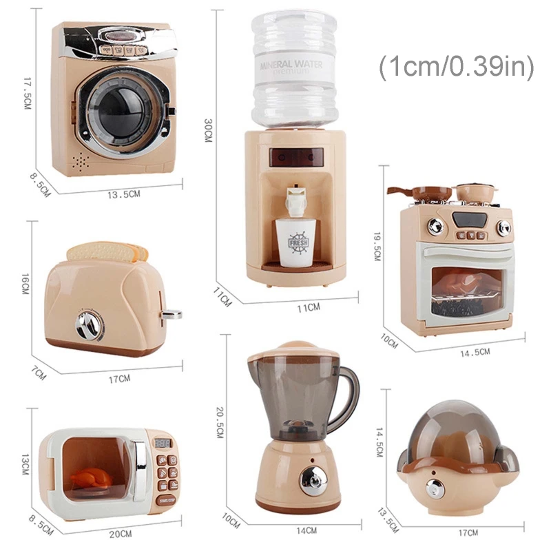 

Simulation Home Kitchen Appliances Mini Electric Washing Machine Bread Machine