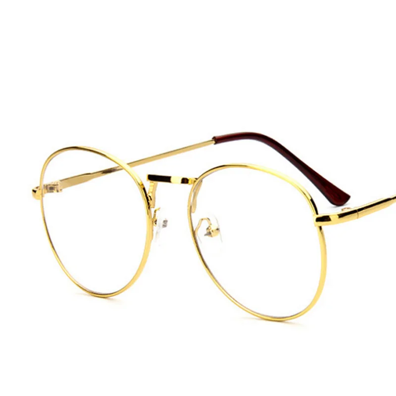 Модные ретро унисекс оправы для век мужчин и женщин простые зеркальные очки