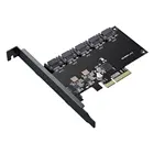 SATA PCIE 1X адаптер с 58 портами PCIE X 14 на SATA 3,0 6 Гбитс карта расширения скорости интерфейса для настольного ПК