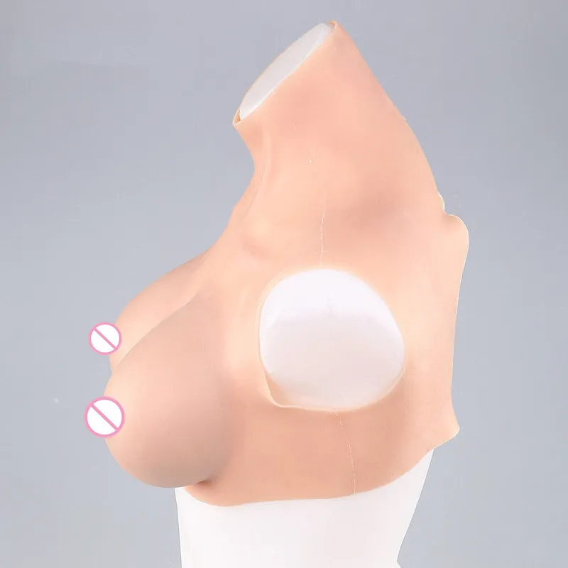 E Cup Halfbody Silicone Breast Forms E Cup TG CD Artificial Boobs Enhancer Lingerie 2000g Realistic Soft Boobs Crossdresser