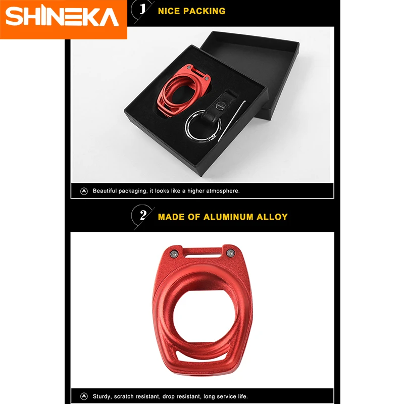 SHINEKA автомобильный Стайлинг уникальный дизайн алюминиевый сплав чехол для