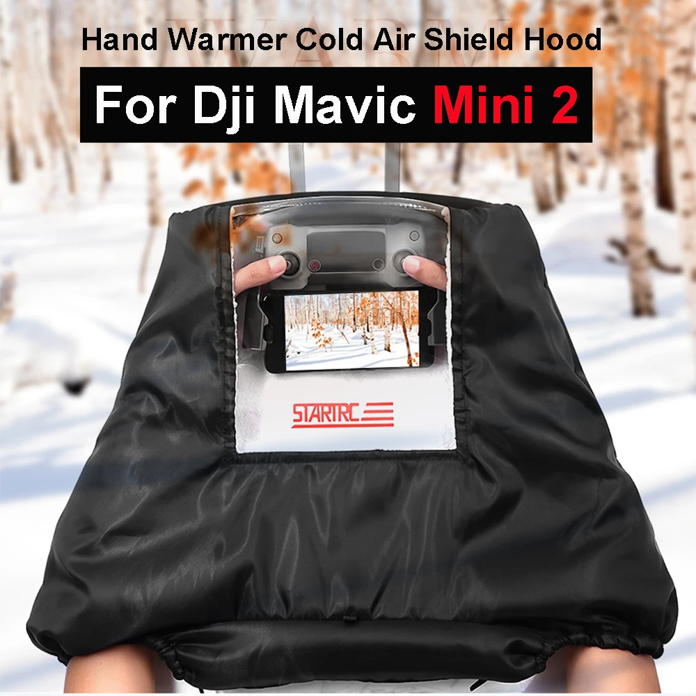

Dji Mavic Mini 2 Warm Glove Hand Warmer Cold Air Shield Hood For Mavic Mini 2 Rc Transmitter Anti-wind Outdoor Protection