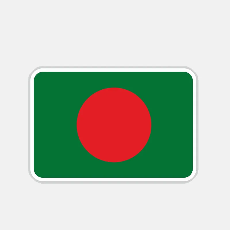 

Car Styling Bangladesh Flag PVC Decal Car Sticker Decoration ZWW-2685, 11.3cm * 7.5cm