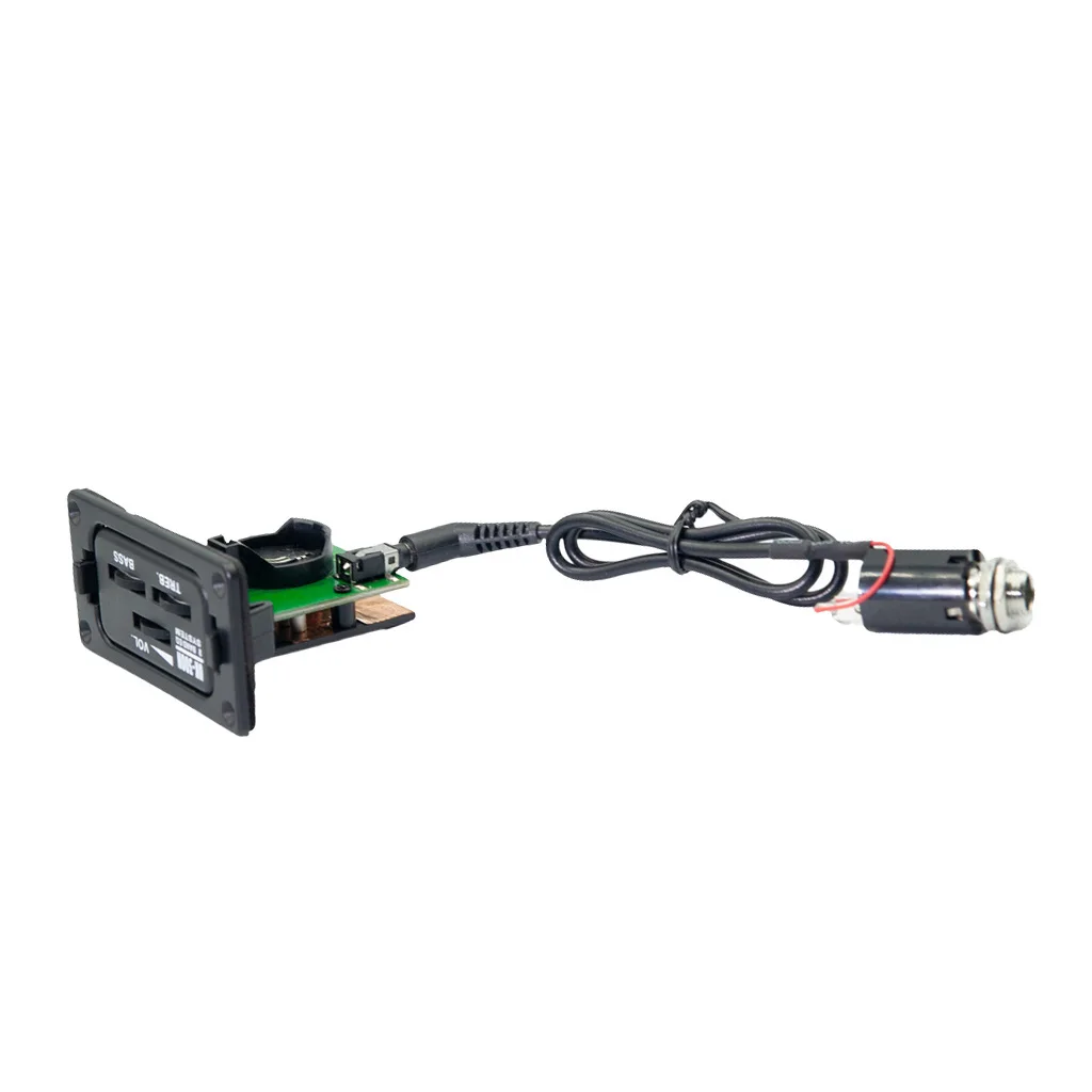 

Ukulele 2 Band EQ System Preamp Pickup with Parts DIY UK-300N Black