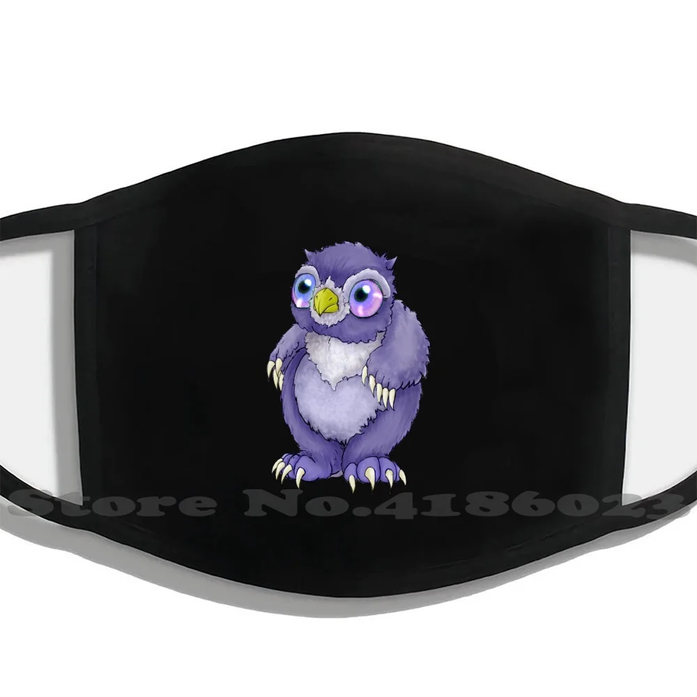 

Baby Owlbear D&D Monster Fashion Funny Mouth Mask Face Masks Owl Bear Owl Bear Geek D D Dnd S Dragon Baby Monster Cute Adorable