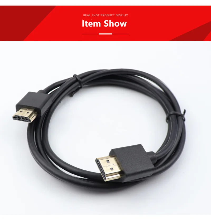 Veggieg ультра-тонкий hdmi-кабель 3D и 4K Премиум Тонкий HDMI кабель HDMI2.0