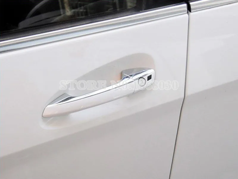 

ABS Exterior Car Door Handle Cover Trim 8pcs For Benz C Class W204 S204 2008-2013 Car accesories interior Car decoration