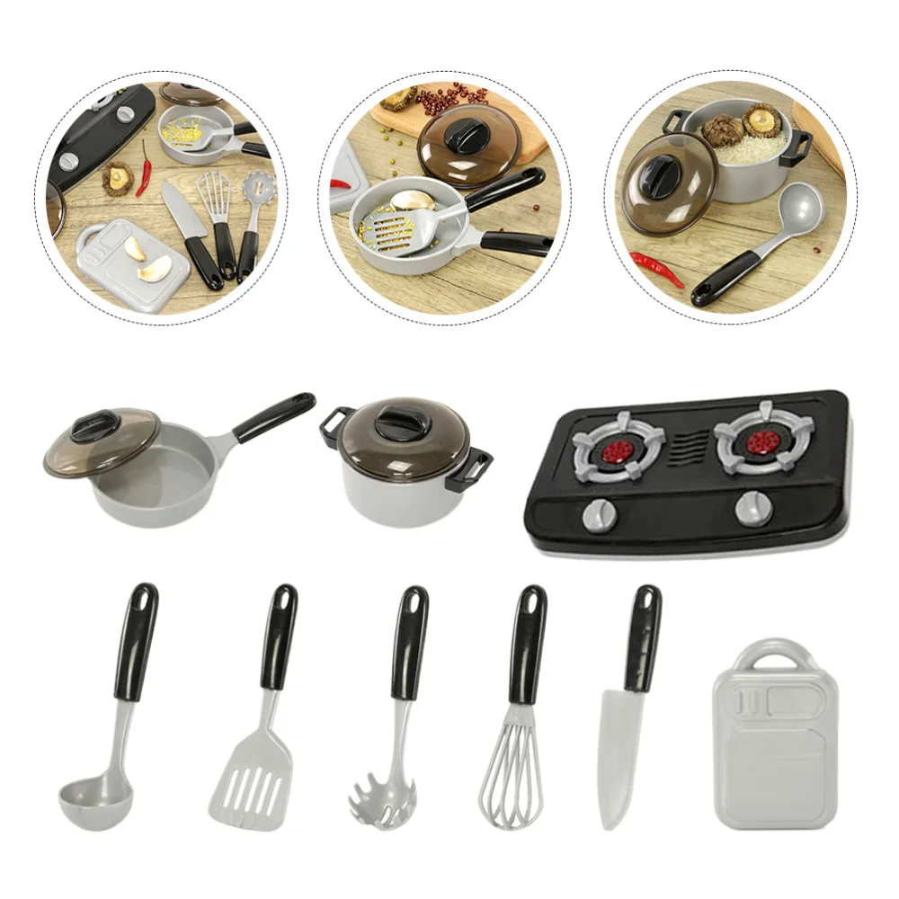

1 Set of Imitation Cooking Toys Children Simulated Kitchen Play Educational