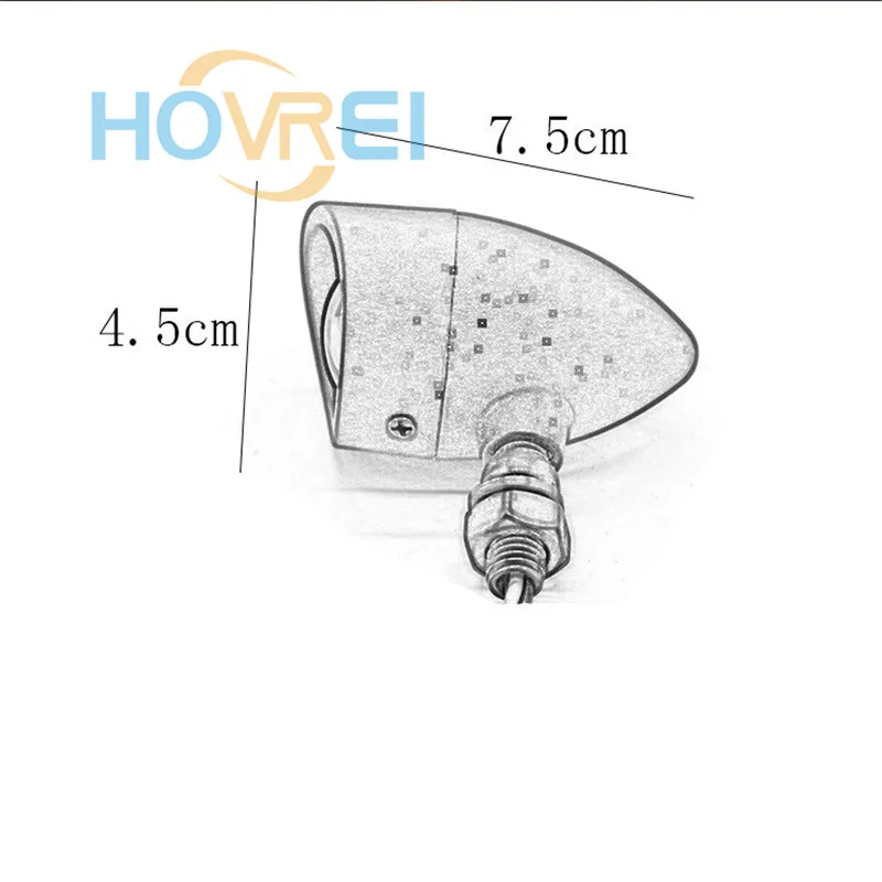 4 шт. универсальные Ретро мотоциклетные металлические поворотники пуля