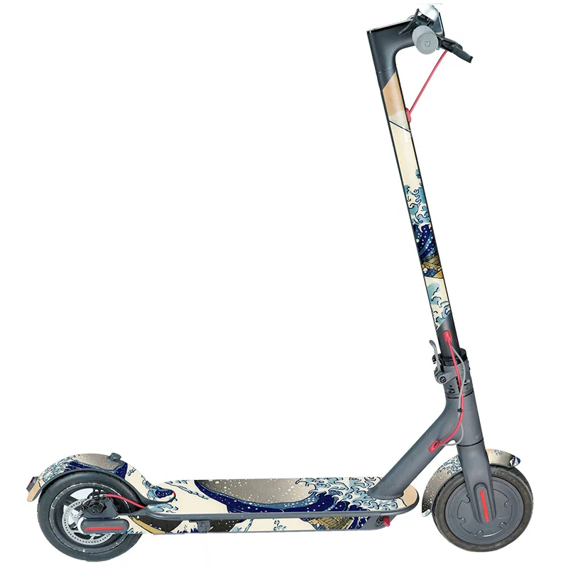 Наклейка на электрический скутер ПВХ наклейка для скейтборда наклейки педаль