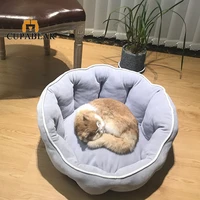 winter super soft cat dog bed round cotton cushion mat for large small medium pet dog breathable lounger kennel accessories