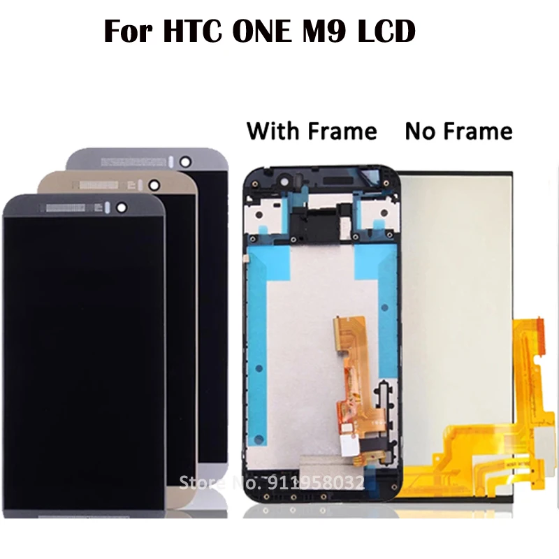ЖК-дисплей 5 0 дюйма с сенсорным экраном и рамкой для HTC ONE M9 дигитайзер в сборе M9E M9W