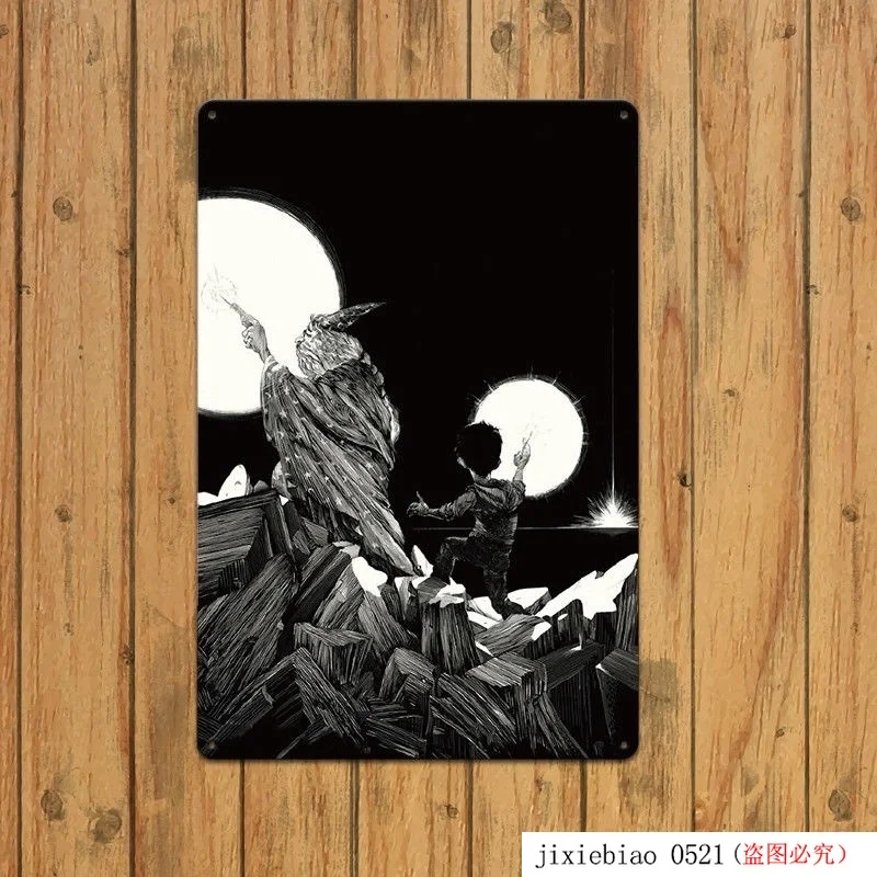 Металлический жестяной плакат в готическом стиле декор бара паба домашний