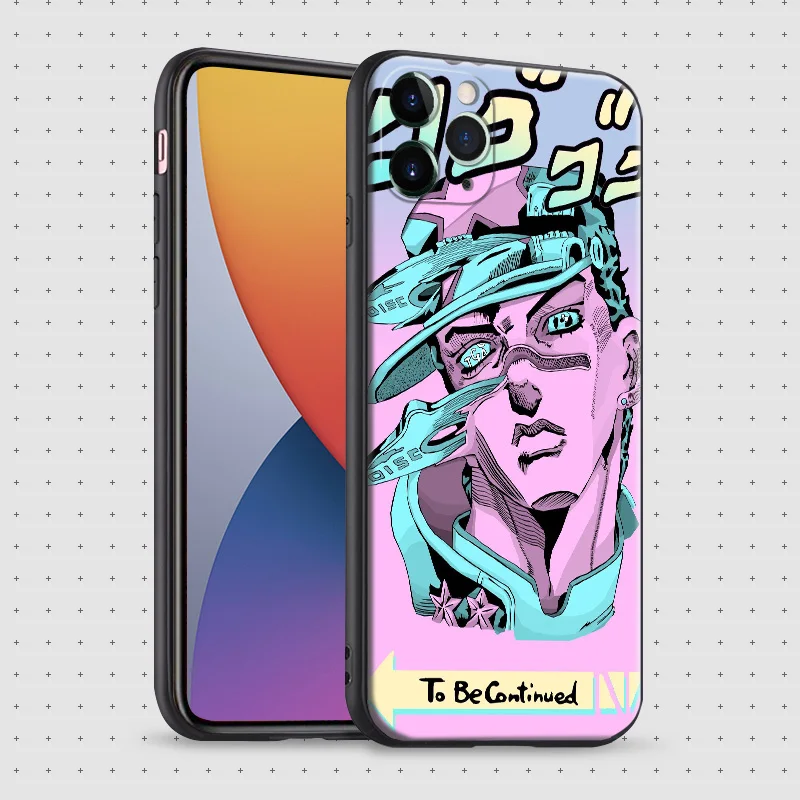 jotaro kujo jojo anime for iphone se 6 6s 7 8 plus x xr xs 11 pro max soft silicone phone case cover shell free global shipping