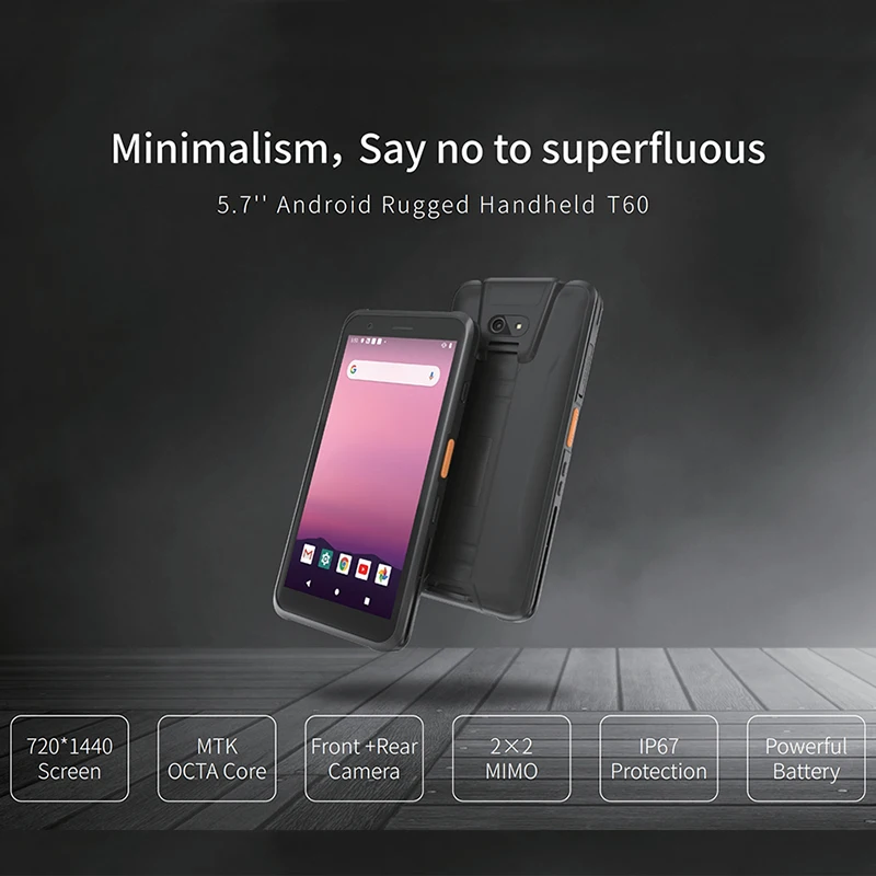 android 10 0 mtk octa core data collector handheld pda terminal 4g 64g support 2d scanning nfc free global shipping