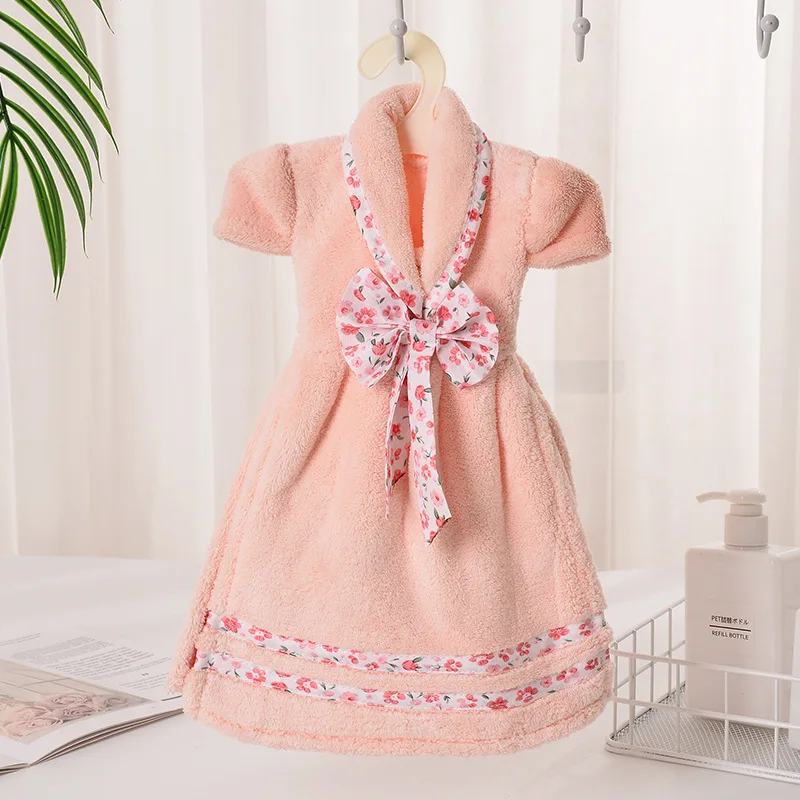 Милое подвесное полотенце в ванную комнату юбка с бантом из Коралина мягкое