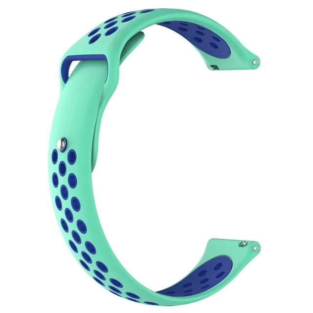 Для Xiaomi Huami Amazfit GTR 47 мм 42 мм умный силиконовый ремешок часов двойной цвет браслет ремешок для Amazfit GTR Correa - Цвет: 10